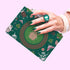 Green Beetle Insect Wristlet
